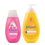 Johnson & Johnson Baby Active Kids Shiny Drops Shampoo, 200Ml & Baby No More Tears Baby Shampoo 500Ml Combo