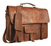 ALASKA EXPORTS Laptop Messenger Bag Office Shoulder Satchel Computer Bags | Laptops Handbag | Leather Briefcase | Business Satchel (11" X 15" X 5" Inches)