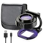 25X Loupe Magnifier with 6 Light, U