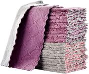 Small Reusable Cleaning Cloths, 6 x 10 inch, Super Absorbent Multipurpose Dish Cloths, for Furniture Rags, Kitchen Cloths, Tableware Quick-Drying Towels，Kitchen Towels Dish Towels, (11PCS)