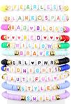 ARZASGO 12Pcs Friendship Bracelets Colorful Bracelet Set for Women Outfits Jewelry Set