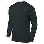 TCA Element Mens Workout Gym Clothing Long Sleeve Running Top for Men - Darkest Spruce, XXL