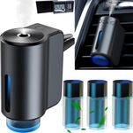 2025 Electric Car Air Freshener Diffuser with 3 Natural Aroma (Cologne/Chanell/Hiltonn), Rechargeable Smart Car Air Freshener, 3 Modes Intelligent Car Essential Oils, Auto On/Off Smart Car Diffuser