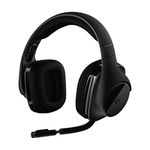 Logitech G533 Wireless Gaming Headset, 7.1 Surround Sound, DTS Headphone:X, 40 mm Pro-G Drivers, Noise-Cancelling Mic, 2.4 GHz , Lightweight, 15h Battery Life, PC/Mac - Black