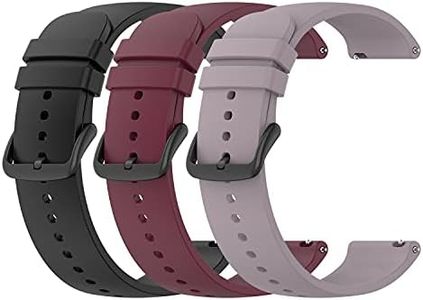 Chofit Straps intended for Judneer TS11 Strap, 3-Pack Soft Silicone Sport Bands Replacement Quick Release Band Bracelet Wristband intended for TS11 Smart Watch (3A)