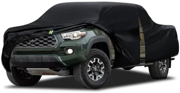 Truck Cover Waterproof All Weather, 6 Layers Pickup Cover Fit for Ford Ranger, Chevrolet Colorado, Nissan Frontier, Gmc Canyon See Size Chart (T1 Fit Truck Length Up to 220 inch)