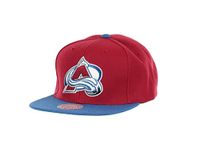 Mitchell & Ness Colorado Avalanche NHL Team 2 Tone 2.0 Red Blue Original Fit Snapback Cap - One-Size