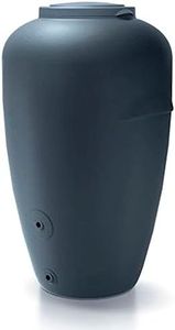 Prosperplast Aqua Can Rain Water Barrel, 440 L, Aquacan, Plastic, Anthracite, 82 (L) x 76 (W) x 126 (H) cm