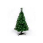 fizzytech Premium Artificial 3 Feet Christmas Pine Tree with 100 Hinged Branches, PVC Material Plastic Stand Xmas Miniature Tree for Christmas/New Year/Festival/Tabletop Décor