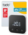 tado Smart Thermostat X – Add-on as Wired Room Thermostat, Heating Control via App & Smart Speaker (Alexa, Siri, Google Assistant), DIY Installation