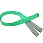 Crane Cargo Strap, 2T 4M Webbing Lifting Sling Strap, 10mm Thickness Polyester Webbing Lifting Cargo Sling Strap, Webbing Lifting Sling Strap for Lifting a Merchandise or Vehicle (Green)