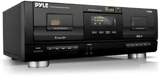 PyleUsa Dual Stereo Cassette Tape D