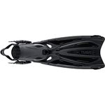 TUSA SF-22 Solla Open Heel Scuba Diving Fins, Small, Black