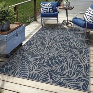 Keen Home Design Waterproof Outdoor Area Rug, Patio Deck Porch, 12x15