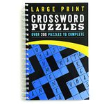 Large Print Crossword Puzzles Blue: More Than 200 Puzzles to Complete (Brain Busters)