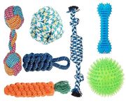 Agirav Tail Dog Toys + Dog Chew Toys + Puppy Teething Toys + Rope Dog Toy + Dog Toys for Small to Medium Dog Toys + Dog Toy Pack + Tug Toy + Dog Toy Set + Washable Cotton Rope for Dogs(Pack of 7)