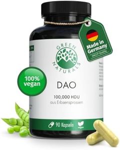 Cápsulas de enzima DAO de alta dosis - 100.000 HDU - 300 mg por dosis diaria - 90 cápsulas - Apoyo para la intolerancia a la histamina