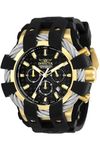 INVICTA Men's Bolt Stainless Steel Quartz Watch with Silicone Strap, Black, 32 (Model: 23860)