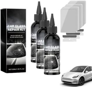 Car Windshield Crack Repair Kit, 2025 Latest Upgraded Windshield Crack Repair Kit for Car Chips and Cracks, Quick Fix Windshield & Glass Repair Tools for Chips and Cracks (3 Set)