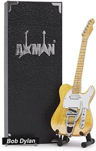 Axman Bob Dylan – Guitarra en Miniatura - Regalos Musicales - Adorno Hecho a Mano