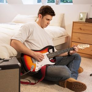 Donner 39-Inch Electric Guitar – Sunburst Finish