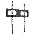 QualGear Universal Ultra Slim Fixed Wall Mount for LED TV Upto 32-55-Inch - Black