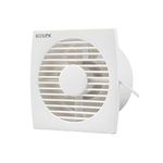 Ecolink TurboAX Axial 150MM Exhaust Fan for Kitchen & Bathroom with Dust Protection Shutters & Thermal Overload Protection | Pack of 1 (White)