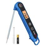 TempPro 1-3s Instant Read Thermometer, IPX6 Waterproof Cooking Thermometer