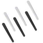 Lmyzcbzl Cosmetic Spatula, 6 Pcs Mask Spatula, Facial Cream Spoon, Cosmetic Plastic Spatulas, Beauty Tool, Mixing Sampling, Black, White