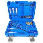 CENWOTL 19 pcs Injector Seat and Shaft Cleaning Kit, Universal Injector Cleaning Tool Set