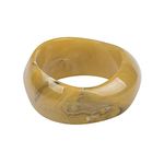 COLORFUL BLING Multiple Color Acrylic Resin Irregular Geometric Bangle Bracelet Tortoiseshell Acetate Mottled Wide Chunky Cuff Bangle for Women Wristband Jewelry, 2.4 inches, Resin, resin