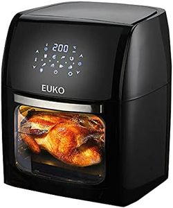 EUKO 12L Air Fryer Electric Digital Touch Oven Dry Cooker Rotisserie Kitchen Airfryer