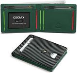 GSOIAX Mens Slim Wallet RFID Blocki