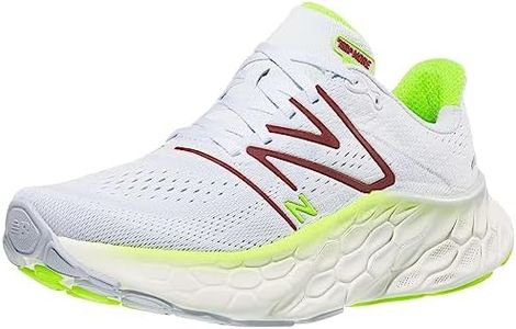 New Balance Men's Fresh Foam X More V4 Running Shoe, Quartz Grey/Thirty Watt/Brick Red, 12 UK