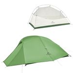 Naturehike Upgraded Cloud Up 3 Person Tent Lightweight Backpacking Tent for Camping Hiking,Waterproof Backpacking Tent with Footprint,Free Standing Dome Tent