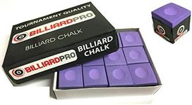 cueball16 12 Pieces/BOX of PURPLE Tournament Quality Snooker or Pool Cue Tips Chalks