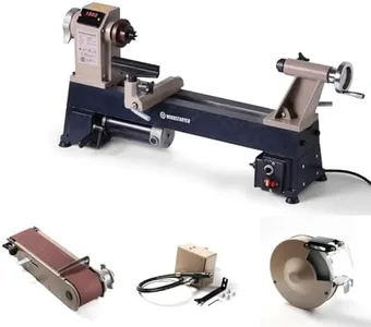 WOODSTARTER 12"×18" Lathe & Accessory Bundle