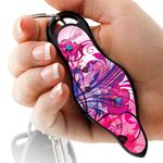 MUNIO Designer Self Defense Keychain with Ebook (Spring Breeze)