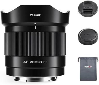 VILTROX FE 20mm f2.8,Full Frame E-Mount AF Lens for Sony e Mount,Super Wide Angle Lens for Sony e Mount a7III a7iv a7R fx30 zve1 a6100 a6400 a6000 a7SII III a7C a7cii a7c a7II a7RII A1…