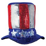 Glitz 'N Gleam Uncle Sam Top Hat Party Accessory (1 count)