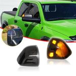 Wocch LED Side Mirror Turn Signal Light 2Pcs Left and Right Blinkers Rear View Mirror Lamps for Dodge Ram 1500 2500 3500 4500 5500, Replaces 68302828AA, 68302829AA, 926-122, 68261240AA