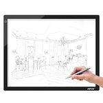 A3 Light Box AGPtek 14.6X18.5 Inch LED Artcraft Tracing Light Pad A3 Light Box Ultra-thin USB Power Cable Dimmable Brightness Tatoo Pad Aniamtion Sketching Designing Stencilling