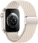 Braided Solo Loop for Apple Watch Band 40mm 41mm 38mm 44mm 45mm 42mm Ultra 2 49mm Men/Women,Magnetic Stretchy Nylon Sport Wristband Strap for iWatch Bands series 9/8/Ultra/7/6 5/4/3/2/1/SE 2nd gen/SE 40 44 38 42 41 45 mm