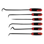 PERFORMANCE TOOL W942 6-Piece Hook and Pick Set, Black