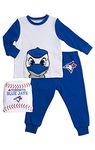 Gertex MLB Toronto Blue Jays Baby/Toddler Convert-A -Toy 2 Piece Shirt & Pant Complete Outfit Set (9-12 Months)