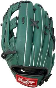 Rawlings GRXPMB88 Baseball Glove for Both Soft and Softball Adult Play Maker Playmaker [Outfielder] Dark Green Size 12.5 inch *Left Throw