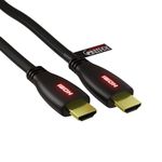 rhinocables 4K HDMI LED Light Up Cable Braided High Speed Gold Ends Ultra High Def ARC HDTV UHD Gaming, Xbox, PS4, Sky, Virgin, BT, DVD, Blu-Ray, Computer Monitor, Fire TV (1m, Red)