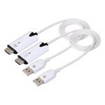 2024 Newest,Wireless HDMI Transmitter and Receiver, Wireless HDMI Extender Kit, Plug and Play Portable, 98FT Range, 2.4G/5Ghz, for Streaming video/audio from Laptop/PC/TV Box to TV/Monitor/Projector