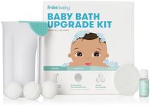 Frida Baby Baby Bath Upgrade Kit | Infant and Toddler Bath Essentials, Rinser Cup, Baby Bath Silicone Brush, Bath Bombs, Essential Oil Vapor Drops