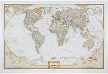 Craig Frames Wayfarer, Executive World Push Pin Travel Map